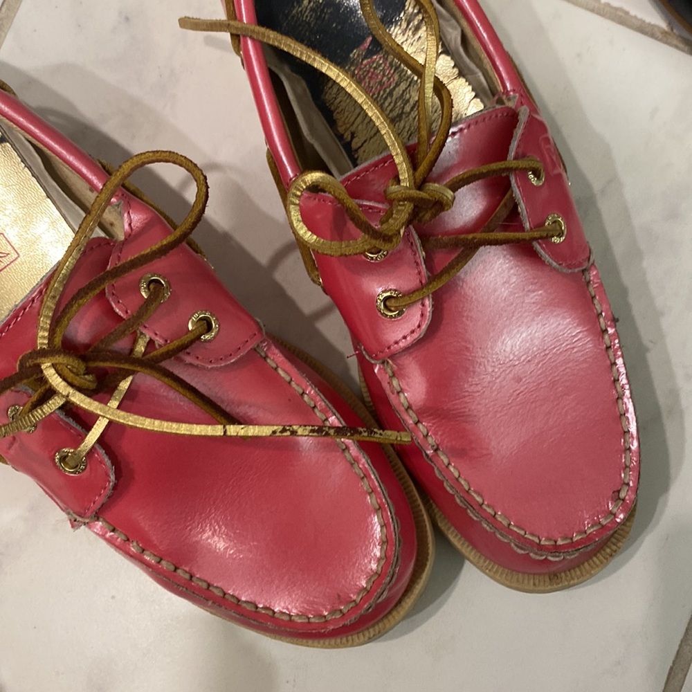 Pink Metallic Sperry’s - Picture 5 of 5